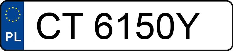 Numer rejestracyjny CT 6150Y posiada RENAULT MEGANE - CT6150Y