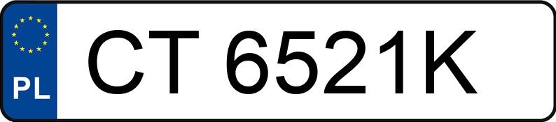 Numer rejestracyjny CT 6521K posiada FORD MONDEO - CT6521K Numer rejestracyjny CT 6521K posiada FORD MONDEO - CT6521K
