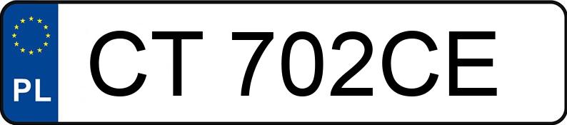 Numer rejestracyjny CT 702CE posiada FIAT DUCATO - CT702CE