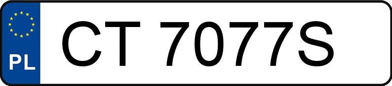 Numer rejestracyjny CT 7077S posiada AUDI S5 - CT7077S Numer rejestracyjny CT 7077S posiada AUDI S5 - CT7077S