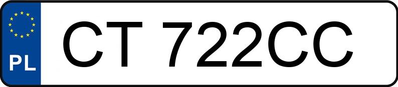 Numer rejestracyjny CT 722CC posiada VOLKSWAGEN Golf VIII 2.0 TDI MR`20 E6d GTD DSG - CT722CC