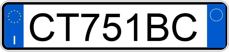 Numer rejestracyjny CT751BC posiada VOLKSWAGEN Golf 5a serie