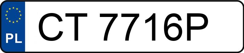 Numer rejestracyjny CT 7716P posiada VOLKSWAGEN Tiguan NF 2.0 Diesel MR`16 E6 Trendline SCR - CT7716P Numer rejestracyjny CT 7716P posiada VOLKSWAGEN Tiguan NF 2.0 Diesel MR`16 E6 Trendline SCR - CT7716P
