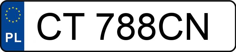 Numer rejestracyjny CT 788CN posiada PEUGEOT 308 - CT788CN