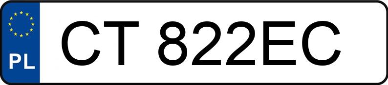 Numer rejestracyjny CT 822EC posiada BMW 316 I - CT822EC Numer rejestracyjny CT 822EC posiada BMW 316 I - CT822EC