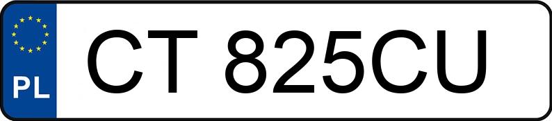 Numer rejestracyjny CT 825CU posiada BMW 520 I - CT825CU