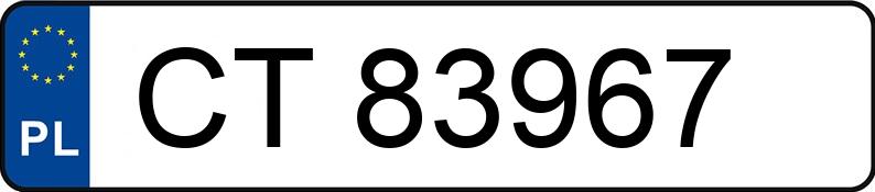 Numer rejestracyjny CT 83967 posiada MERCEDES-BENZ 110 CDI - CT83967 Numer rejestracyjny CT 83967 posiada MERCEDES-BENZ 110 CDI - CT83967