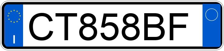 Numer rejestracyjny CT858BF posiada MAZDA RX-8