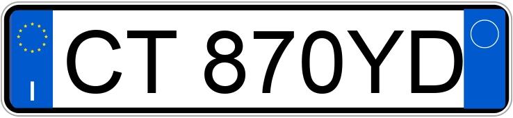 Numer rejestracyjny CT870YD posiada CITROEN C4