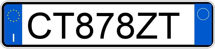 Numer rejestracyjny CT878ZT posiada AUDI A3 2a serie Numer rejestracyjny CT878ZT posiada AUDI A3 2a serie