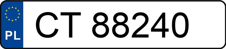 Numer rejestracyjny CT 88240 posiada OPEL OMEGA-B - CT88240