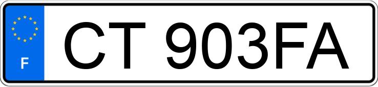 Numer rejestracyjny CT903FA posiada VOLKSWAGEN GOLF VII