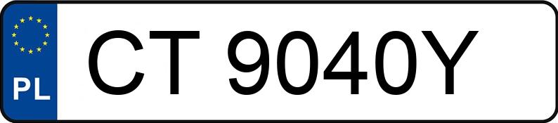 Numer rejestracyjny CT 9040Y posiada MITSUBISHI MIRAGE - CT9040Y Numer rejestracyjny CT 9040Y posiada MITSUBISHI MIRAGE - CT9040Y