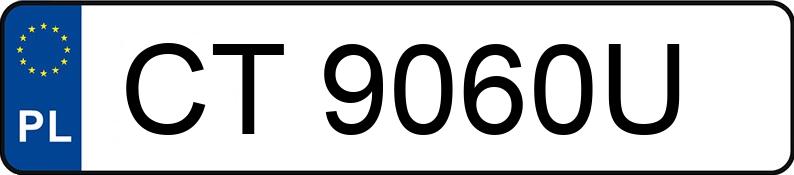 Numer rejestracyjny CT 9060U posiada VOLVO XC90 - CT9060U