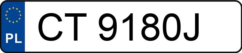 Numer rejestracyjny CT 9180J posiada SKODA OCTAVIA - CT9180J