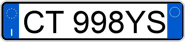 Numer rejestracyjny CT998YS posiada VOLKSWAGEN Polo 4a serie Numer rejestracyjny CT998YS posiada VOLKSWAGEN Polo 4a serie