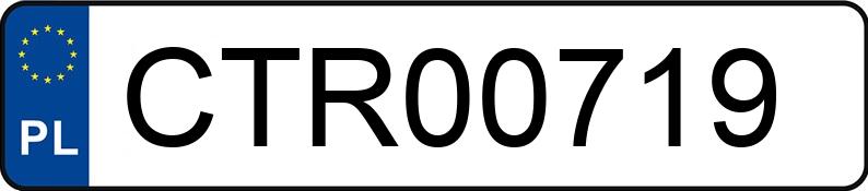 Numer rejestracyjny CTR 00719 posiada RENAULT Kangoo MR`98 1.8t Expression 16V - CTR00719