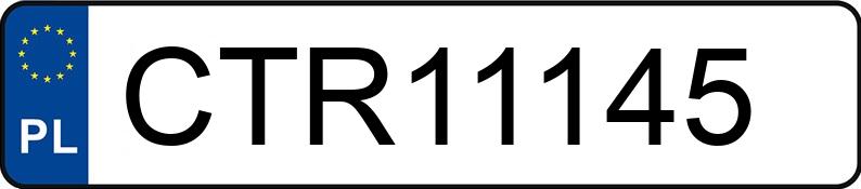 Numer rejestracyjny CTR 11145 posiada BMW 528I - CTR11145