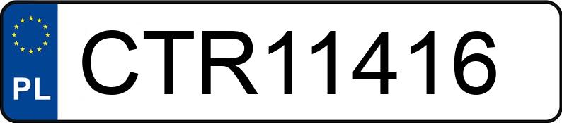 Numer rejestracyjny CTR 11416 posiada BMW 520 D - CTR11416 Numer rejestracyjny CTR 11416 posiada BMW 520 D - CTR11416