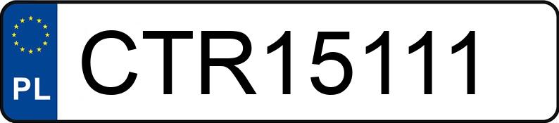 Numer rejestracyjny CTR 15111 posiada MAZDA CX-3 2.0 MR`15 E6 SkyEnergy Aut. - CTR15111 Numer rejestracyjny CTR 15111 posiada MAZDA CX-3 2.0 MR`15 E6 SkyEnergy Aut. - CTR15111