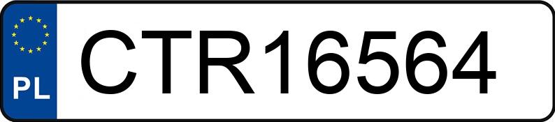 Numer rejestracyjny CTR 16564 posiada MERCEDES-BENZ SPRINTER - CTR16564