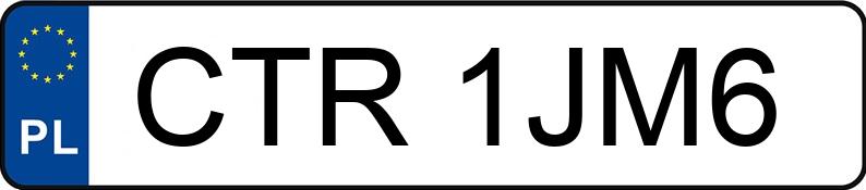 Numer rejestracyjny CTR 1JM6 posiada RENAULT Clio 1.4 MR`96 RN - CTR1JM6