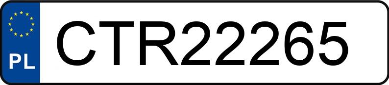 Numer rejestracyjny CTR 22265 posiada OPEL ASTRA - CTR22265 Numer rejestracyjny CTR 22265 posiada OPEL ASTRA - CTR22265