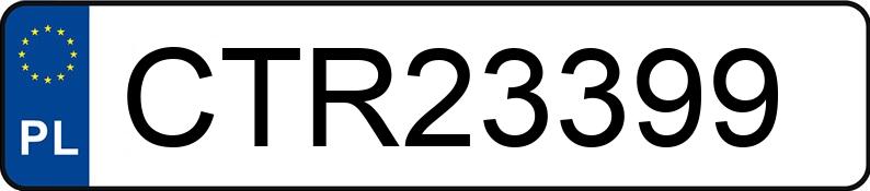 Numer rejestracyjny CTR 23399 posiada BMW 325i Coupe Kat. MR`02 E3 E46 Ci - CTR23399