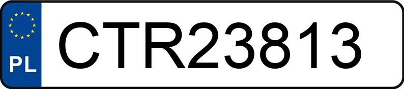 Numer rejestracyjny CTR 23813 posiada RENAULT LAGUNA - CTR23813 Numer rejestracyjny CTR 23813 posiada RENAULT LAGUNA - CTR23813