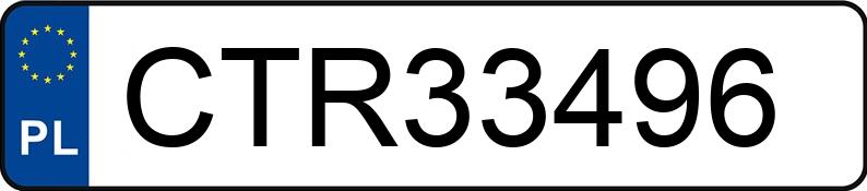 Numer rejestracyjny CTR 33496 posiada BMW 318i E30 318i E30 - CTR33496