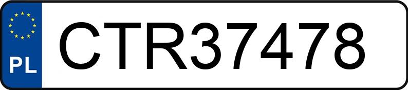 Numer rejestracyjny CTR 37478 posiada AUDI A4 - CTR37478