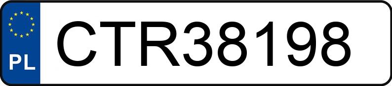 Numer rejestracyjny CTR 38198 posiada VOLKSWAGEN GOLF - CTR38198