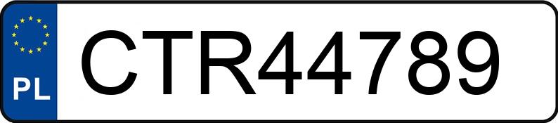 Numer rejestracyjny CTR 44789 posiada VOLKSWAGEN TIGUAN - CTR44789