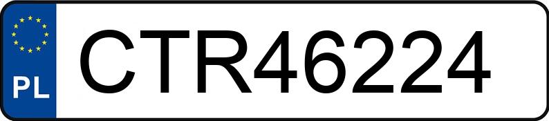 Numer rejestracyjny CTR 46224 posiada CHRYSLER PACIFICA - CTR46224