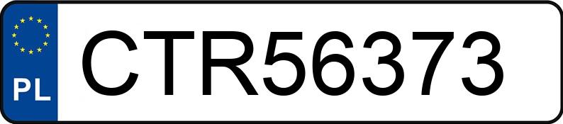 Numer rejestracyjny CTR 56373 posiada FORD Focus 1.6 TDCi MR`08 E4 Trend - CTR56373