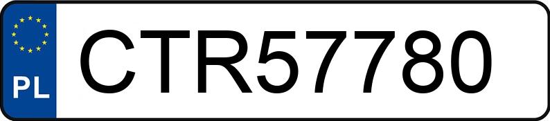 Numer rejestracyjny CTR 57780 posiada SKODA OCTAVIA - CTR57780