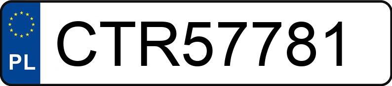 Numer rejestracyjny CTR 57781 posiada OPEL CORSA - CTR57781