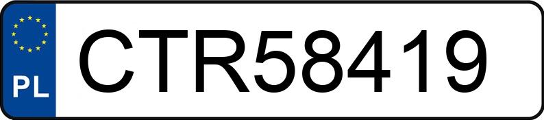 Numer rejestracyjny CTR 58419 posiada AUDI A4 AVANT - CTR58419