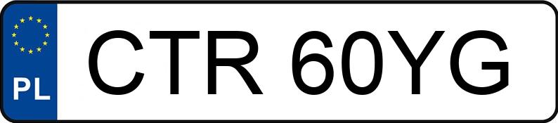 Numer rejestracyjny CTR 60YG posiada BMW 318 D - CTR60YG