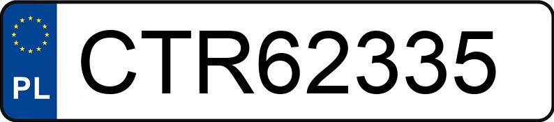 Numer rejestracyjny CTR 62335 posiada TOYOTA Avensis Sedan 2.0 Diesel MR`12 E5 Active - CTR62335