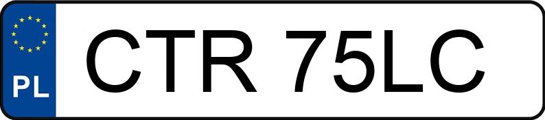 Numer rejestracyjny CTR 75LC posiada RENAULT Clio II 1.4 MR`04 E3 Extreme - CTR75LC