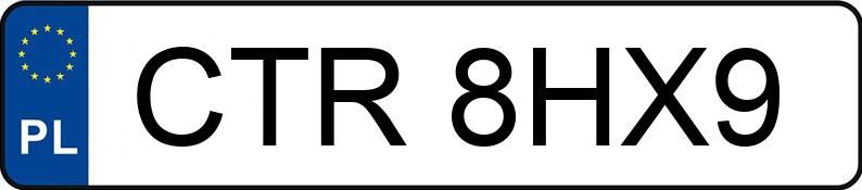 Numer rejestracyjny CTR 8HX9 posiada OPEL OMEGA - CTR8HX9