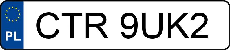 Numer rejestracyjny CTR 9UK2 posiada AUDI A4 1.9 TDI - CTR9UK2