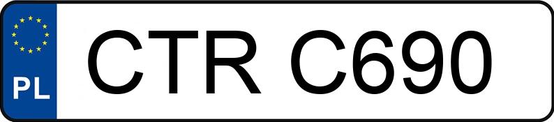 Numer rejestracyjny CTR C690 posiada Ursus 914 - CTRC690