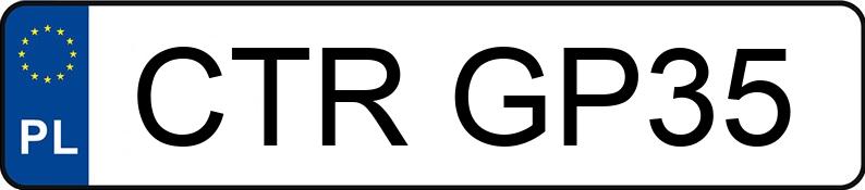 Numer rejestracyjny CTR GP35 posiada OPEL Astra II 1.6 MR`98 Comfort Aut. - CTRGP35 Numer rejestracyjny CTR GP35 posiada OPEL Astra II 1.6 MR`98 Comfort Aut. - CTRGP35