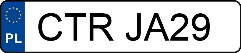 Numer rejestracyjny CTR JA29 posiada OPEL ASTRA - CTRJA29