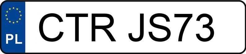 El número de registro CTR JS73 tiene OPEL Zafira 1.8 MR`99 E3 Zafira 1.8 MR`99 E3 - CTRJS73