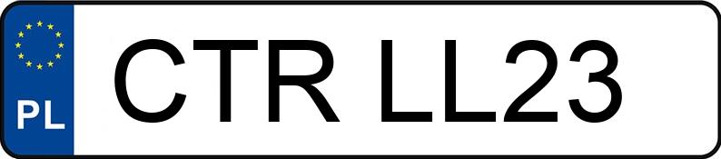 Numer rejestracyjny CTR LL23 posiada BMW 320 Diesel MR`04 E3 E90 320 Diesel MR`04 E3 E90 - CTRLL23