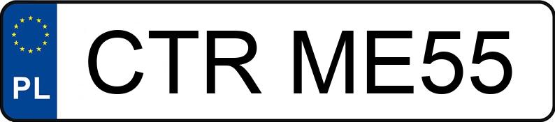 Numer rejestracyjny CTR ME55 posiada FORD FT 2.4 TDE E3 4.3t 430E - CTRME55