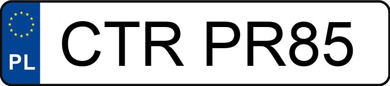 Numer rejestracyjny CTR PR85 posiada SKODA Fabia II 1.2 MR`11 E5 HTP Family - CTRPR85 Numer rejestracyjny CTR PR85 posiada SKODA Fabia II 1.2 MR`11 E5 HTP Family - CTRPR85